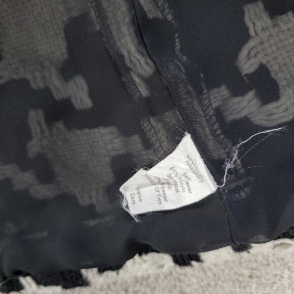 CAbi Black and White Houndstooth Vest - Picture 7 of 16